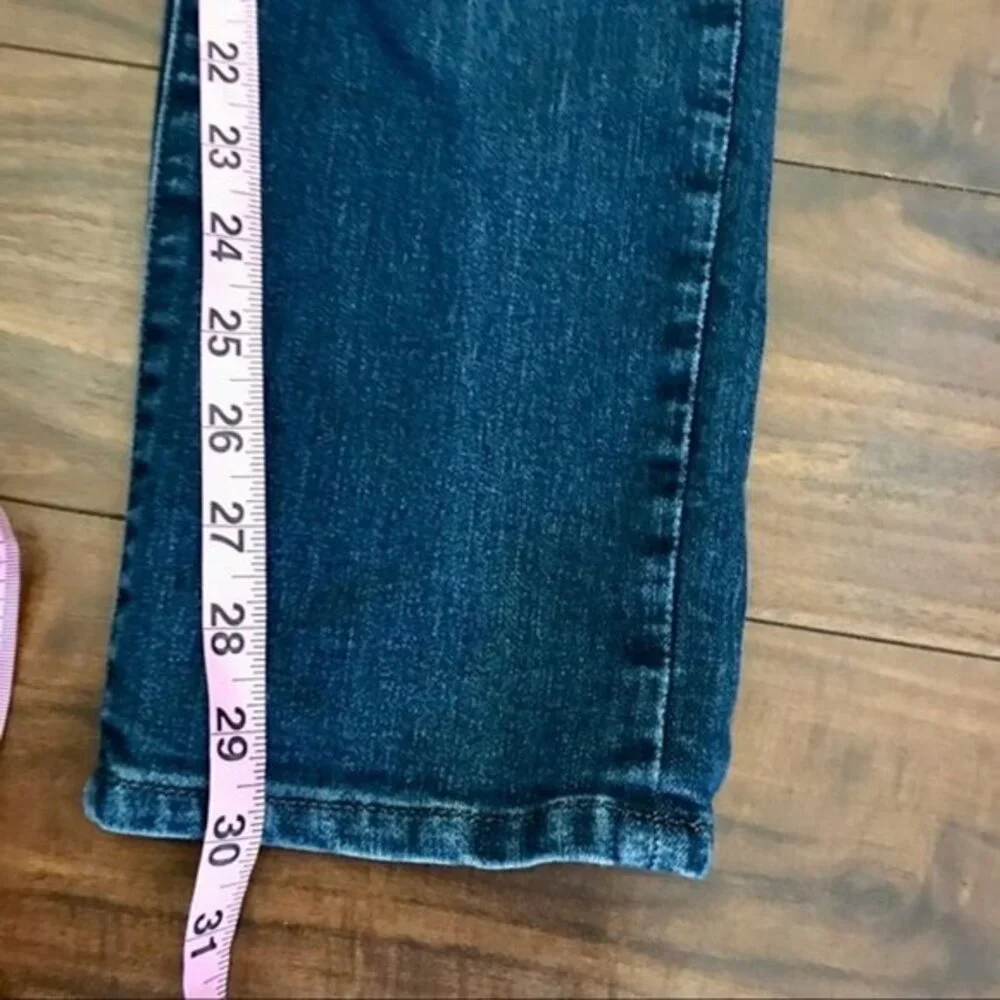 DKNY Jeans Women''s‎ Medium Wash Straight Leg Denim Blue Jeans Size 8 90's Y2K
